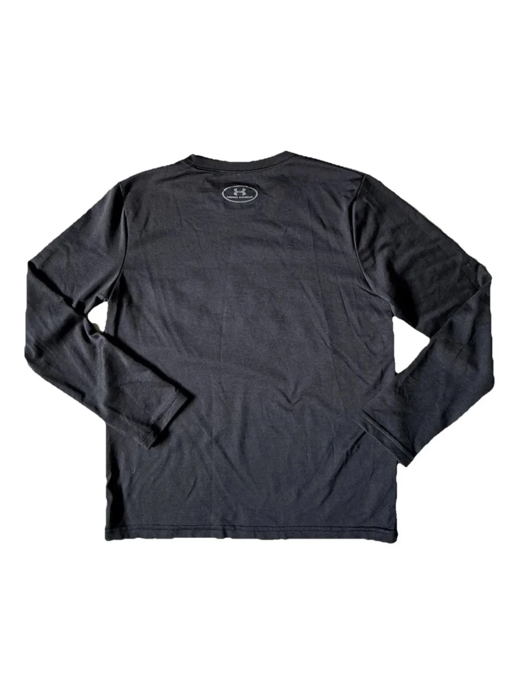 Under Armour HeatGear Boy’s S Loose Fit Long Sleeve Graphic Top Black Green